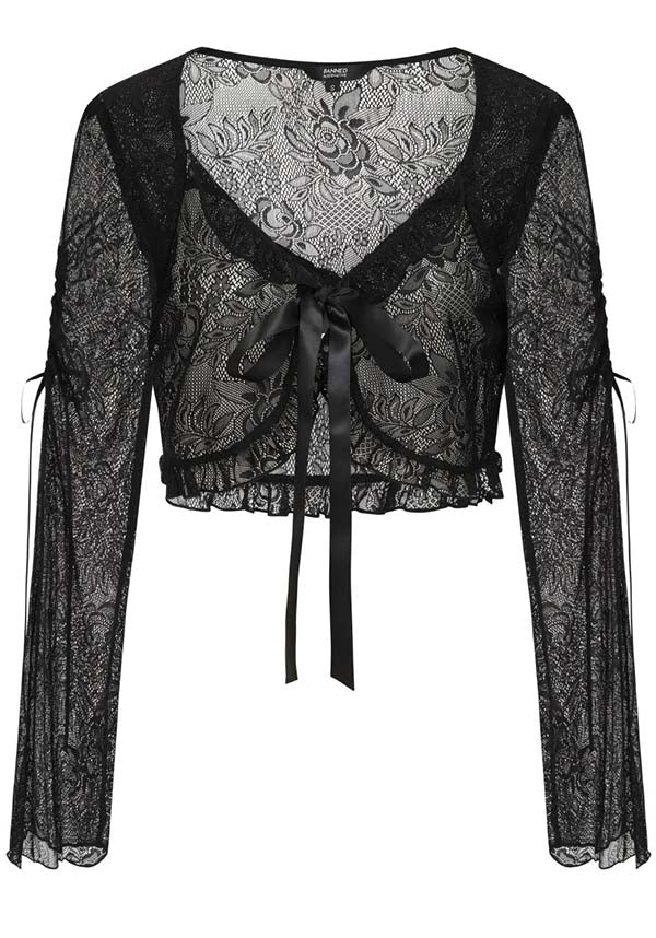 Morticia | LACE TOP*