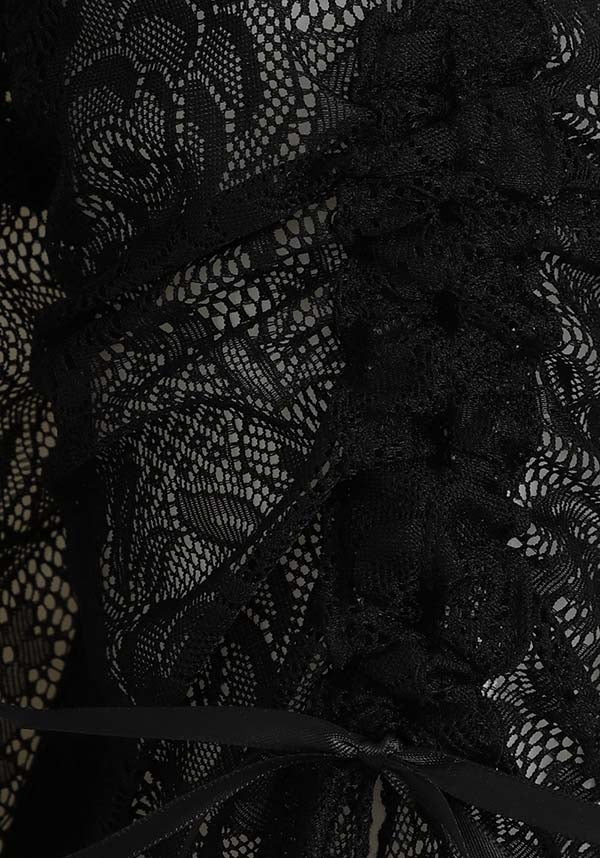 Morticia | LACE TOP*