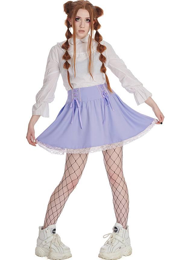 Sakura [Lilac] | SKIRT* - Beserk - all, all clothing, all ladies, all ladies clothing, anime skirt, BA39270, clickfrenzy15-2023, clothing, discountapp, googleshopping, goth, gothic, jan23, kawaii, ladies, ladies clothing, ladies skirt, lavendar, lavender, lilac, lolita, mini skirt, mysterypack2023, pastel, pastel goth, pastel purple, plus size, R050123, sale, sale clothing, sale ladies, sale ladies clothing, SALE04MAY23, short skirt, skater skirt, skirt, skirts, womens skirt
