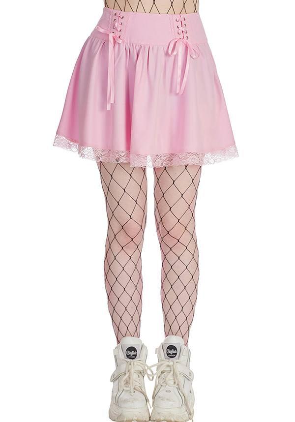 Sakura [Pink] | SKIRT - Beserk - all, all clothing, all ladies, all ladies clothing, anime skirt, BA39270, clickfrenzy15-2023, clothing, corset, discountapp, egirl, egirleboy, fp, googleshopping, jan23, kawaii, lace, ladies, ladies clothing, ladies skirt, lolita, mini skirt, pastel, pastel goth, pastel pink, plus size, R050123, ribbon, short skirt, skater skirt, skirt, skirts, womens skirt