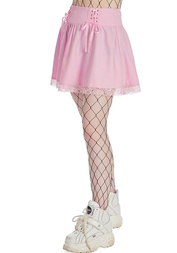 Sakura [Pink] | SKIRT - Beserk - all, all clothing, all ladies, all ladies clothing, anime skirt, BA39270, clickfrenzy15-2023, clothing, corset, discountapp, egirl, egirleboy, fp, googleshopping, jan23, kawaii, lace, ladies, ladies clothing, ladies skirt, lolita, mini skirt, pastel, pastel goth, pastel pink, plus size, R050123, ribbon, short skirt, skater skirt, skirt, skirts, womens skirt