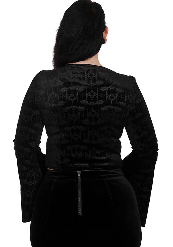 Voodoo Lady Gothic Bat | TOP*
