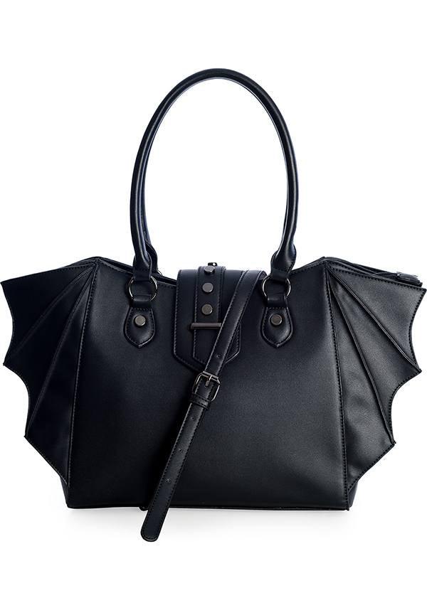 Annabelle | HANDBAG - Beserk - accessories, all, all ladies, BA35337, bag, bags, bat, bat wings, bats, batwing, black, clickfrenzy15-2023, dec21, diaperbag, discountapp, fp, goth, gothic, gothic accessories, gothic bag, halloween bag, hand bag, handbag, handbags, handbags and purses, labelvegan, ladies, ladies accessories, R141221, repriced230523, shoulder bag, vegan, wing, wings