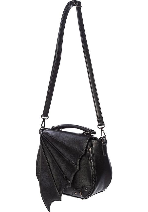 Gwendolyn | BAG - Beserk - accessories, all, bag, bags, banned apparel, bat, bats, black, clickfrenzy15-2023, discountapp, fp, goth, gothic, gothic accessories, gothic bag, halloween, hand bag, handbag, handbags and purses, labelvegan, ladies, ladies accessories, may19, shoulder bag, vegan