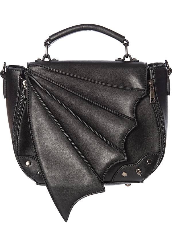 Gwendolyn | BAG - Beserk - accessories, all, bag, bags, banned apparel, bat, bats, black, clickfrenzy15-2023, discountapp, fp, goth, gothic, gothic accessories, gothic bag, halloween, hand bag, handbag, handbags and purses, labelvegan, ladies, ladies accessories, may19, shoulder bag, vegan