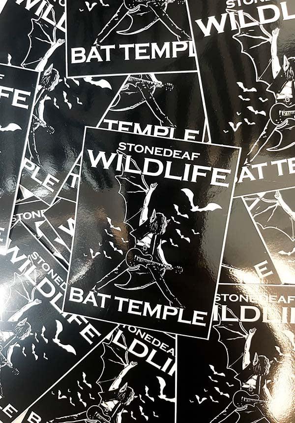 Bat Temple | STONEDEAF CHARITY STICKER**