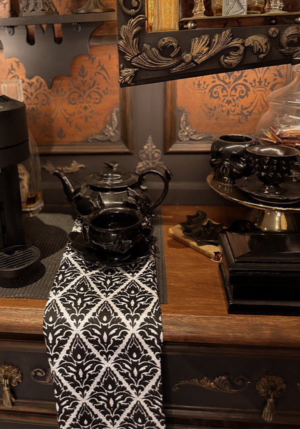 Bat Damask | TEA TOWEL