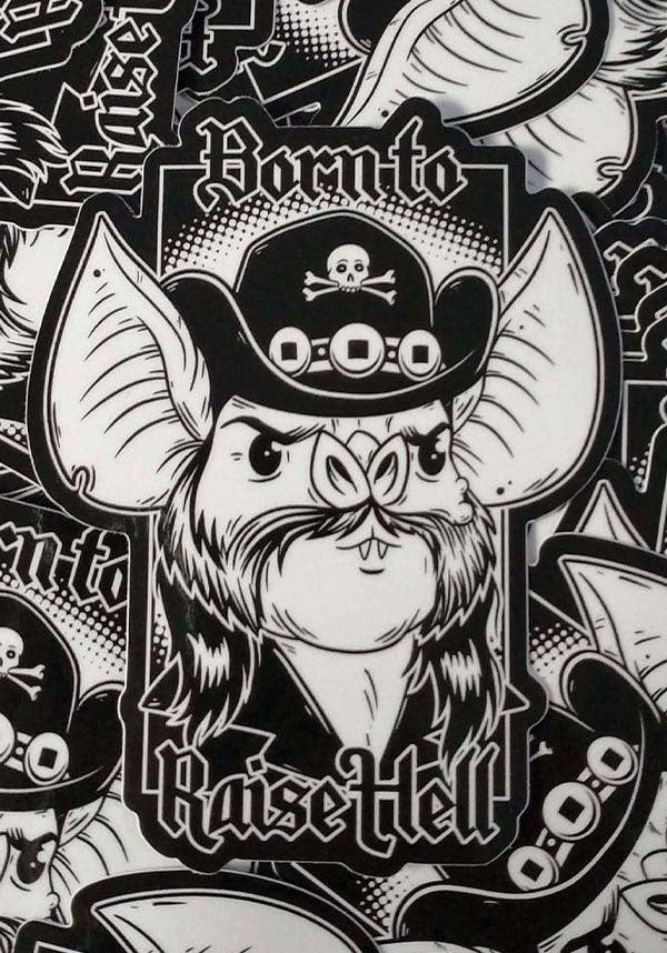Born To Raise Hell | STONEDEAF CHARITY STICKER**