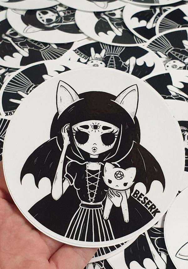 Cat Magick | ROUND VINYL STICKER*