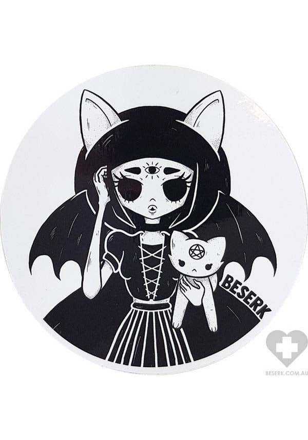Cat Magick | ROUND VINYL STICKER*