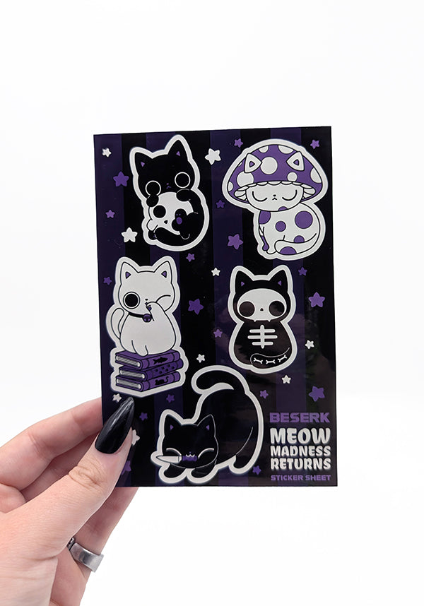 Meow Madness Returns | STICKER SHEET