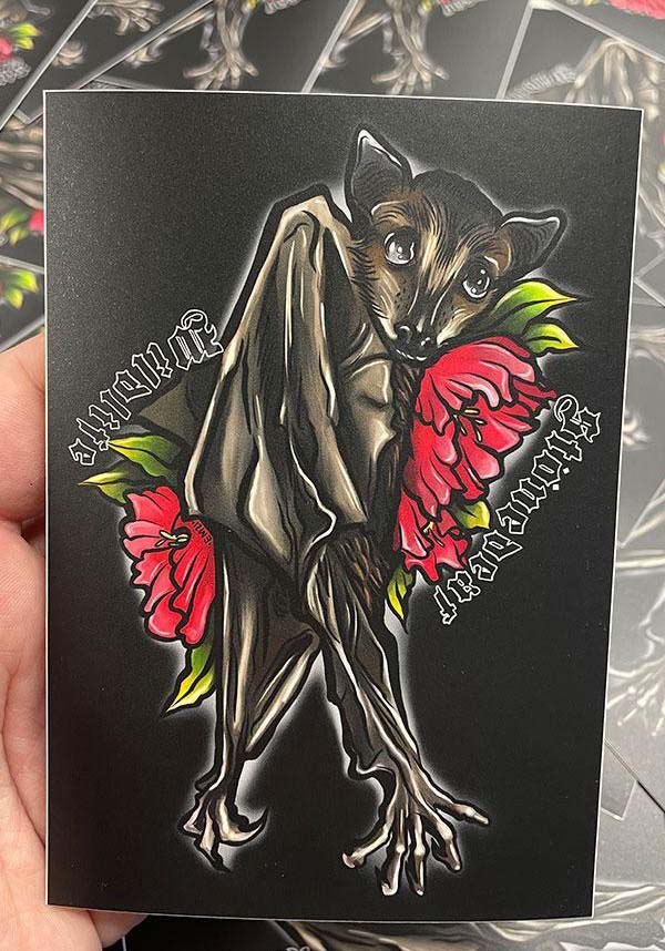 Stonedeaf Wildlife Bats | CHARITY VINYL STICKER**