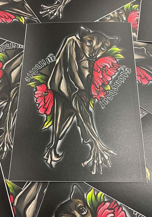 Stonedeaf Wildlife Bats | CHARITY VINYL STICKER**