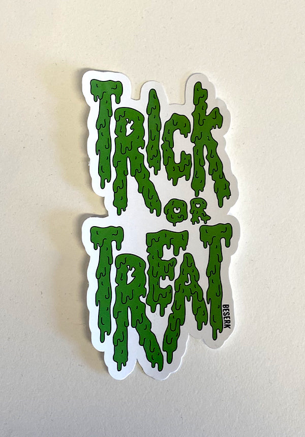 Trick or Treat Green | Vinyl STICKER