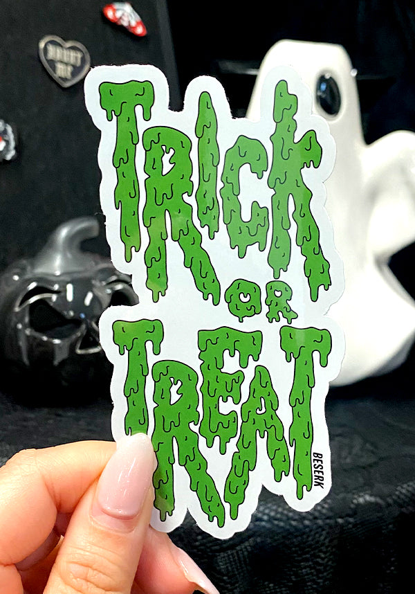 Trick or Treat Green | Vinyl STICKER