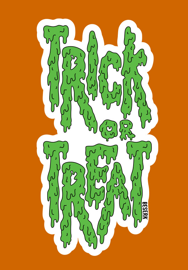 Trick or Treat Green | Vinyl STICKER