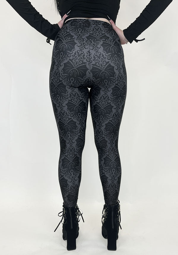 Cthulhu Damask | LEGGINGS*