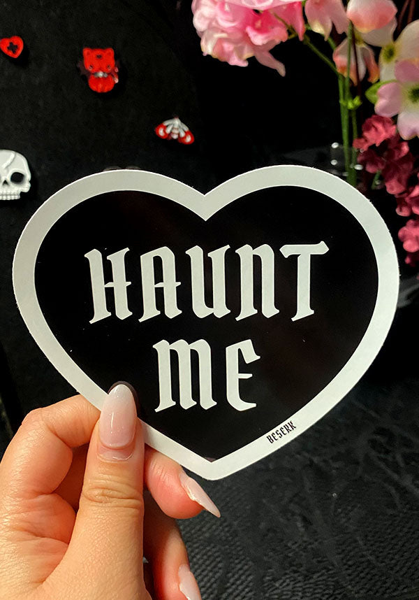 Haunt Me | VINYL STICKER*