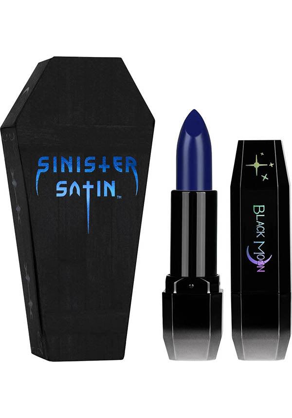 Hellraiser | SINISTER SATIN LIPSTICK - Beserk - all, black moon cosmetics, blackmooncosmetics, blue, BMC210921, clickfrenzy15-2023, colour:blue, cosmetics, dark blue, discountapp, exclusive, fp, goth, gothic, labelexclusive, labelsale, labelvegan, lip, lips, lipstick, make up, makeup, nov21, R071121, vegan