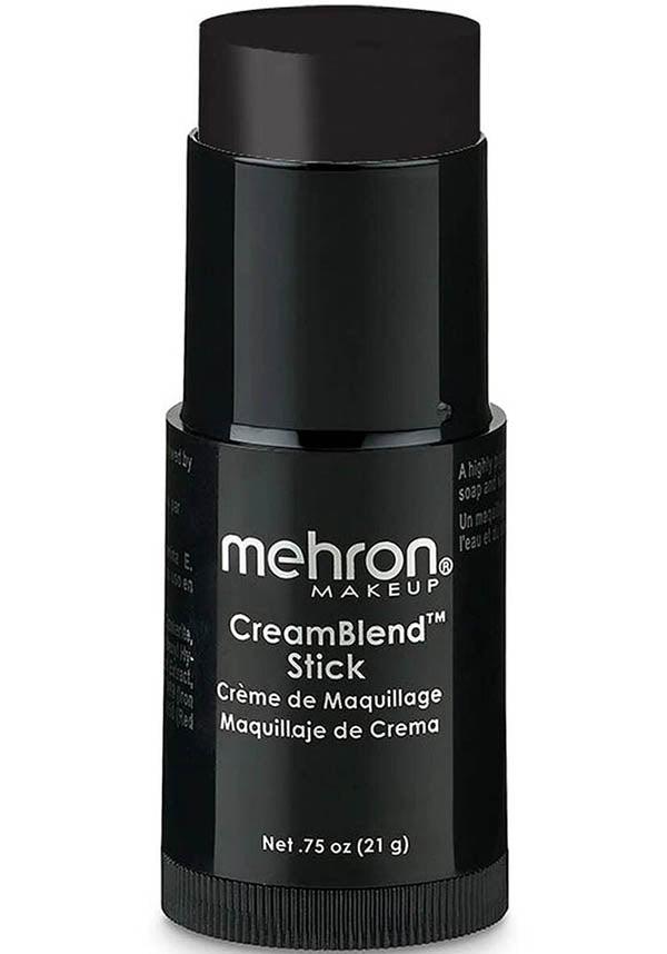 Black | CREAMBLEND STICK - Beserk - all, black, body, clickfrenzy15-2023, cosmetics, cosplay, cpgstinc, discountapp, face, foundation, fp, gothic, halloween, halloween makeup, labelvegan, make up, makeup, mehron makeup, repriced260523, special fx makeup, tomfoolery, vegan