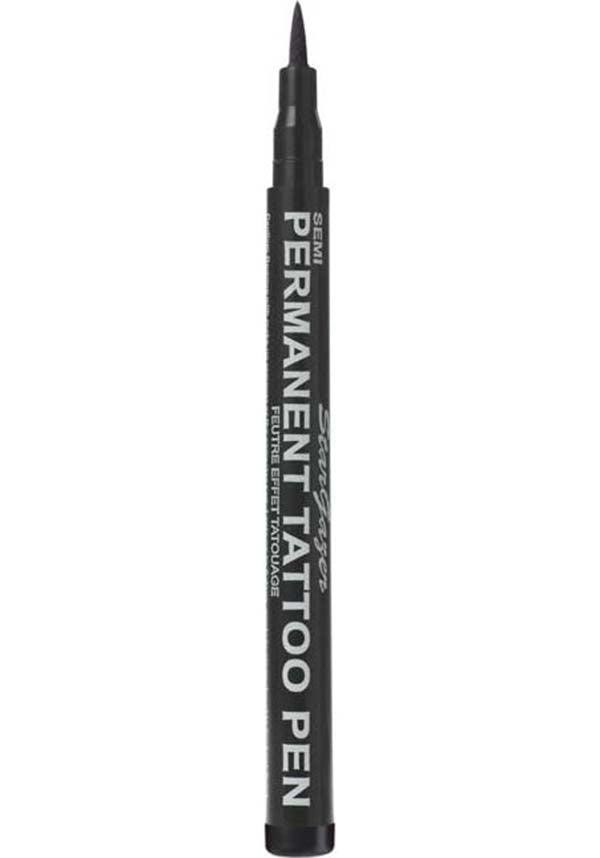 Black | SEMI-PERMANENT TATTOO PEN - Beserk - all, beserkstaple, black, body, christmas, christmas cosmetics, clickfrenzy15-2023, cosmetics, cosplay, discountapp, fp, gothic, halloween makeup, labelvegan, make up, makeup, special fx makeup, stargazer cosmetics, tattoo, vegan