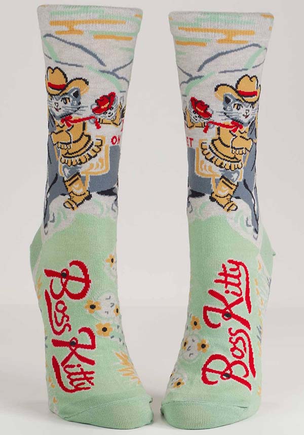 Boss Kitty | CREW SOCKS*