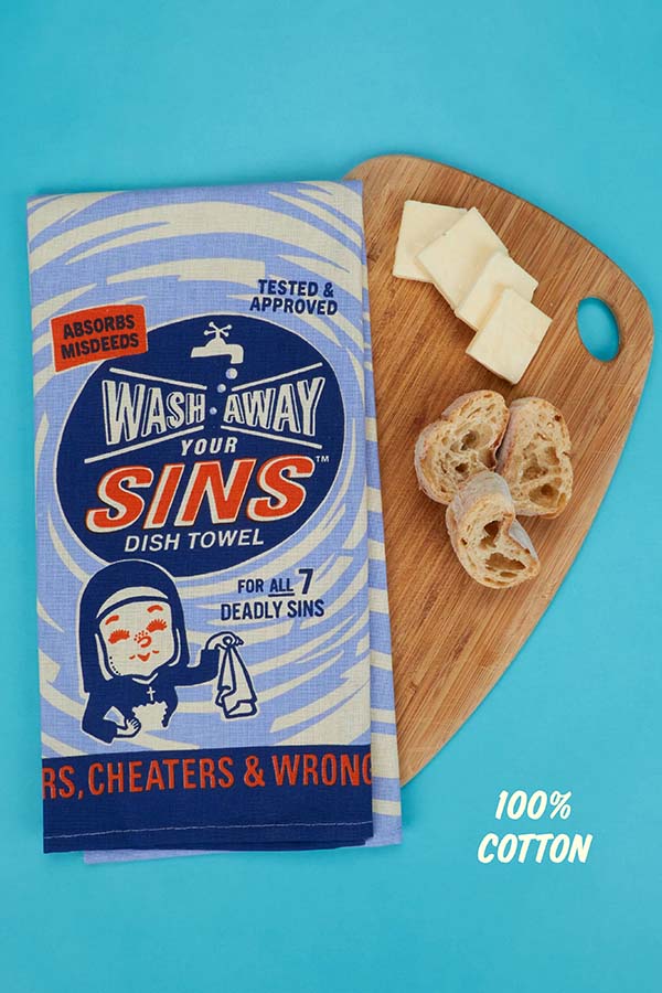 Wash Away Your Sins | DISH TOWEL