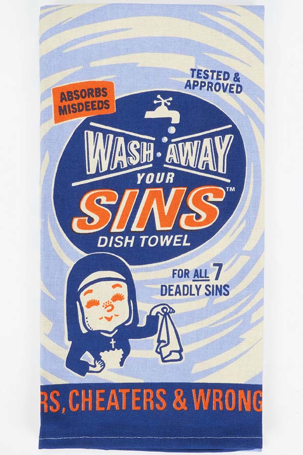 Wash Away Your Sins | DISH TOWEL