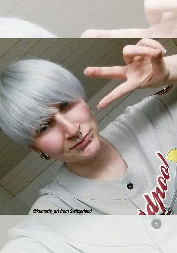 Blue Steel | CLASSIC COLOUR - Beserk - all, blue, clickfrenzy15-2023, cosmetics, cpgstinc, discountapp, dye, ebaymp, fp, goth, grey, hair blue, hair colour, hair dye, hair silver, labelvegan, manic panic, manic panic hair, silver, vegan