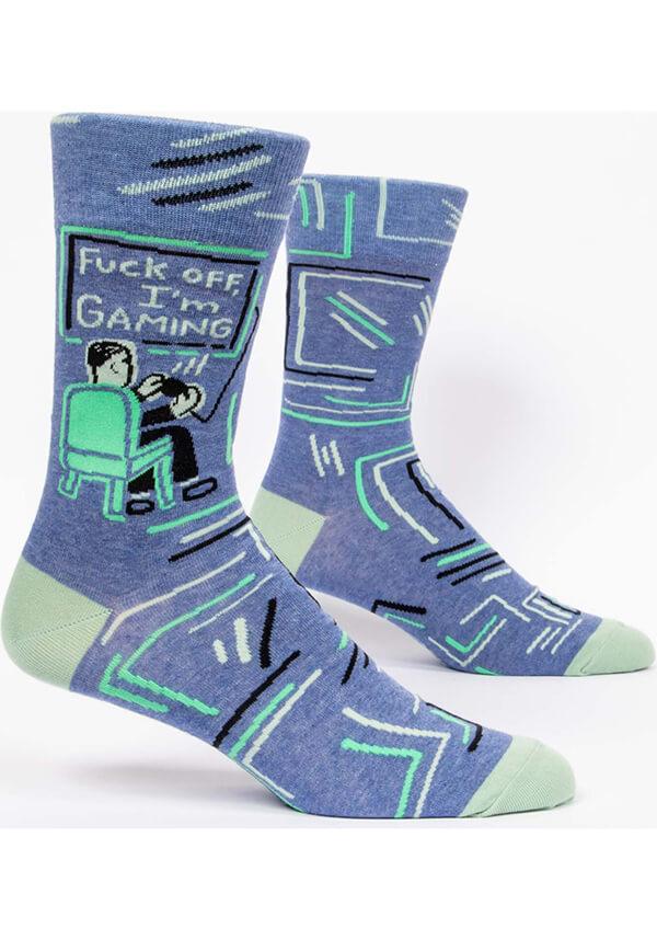 Fu** Off, I'm Gaming | CREW SOCKS - Beserk - all, all clothing, ankle socks, blue, blueq, christmas gifts, clickfrenzy15-2023, discountapp, fp, gifts, hosiery, hosiery and socks, ladies, ladies clothing, mens, mens gifts, mens socks, mens underwear and socks, optoco, sep19, socks, video game, winter, winter clothing, winter wear