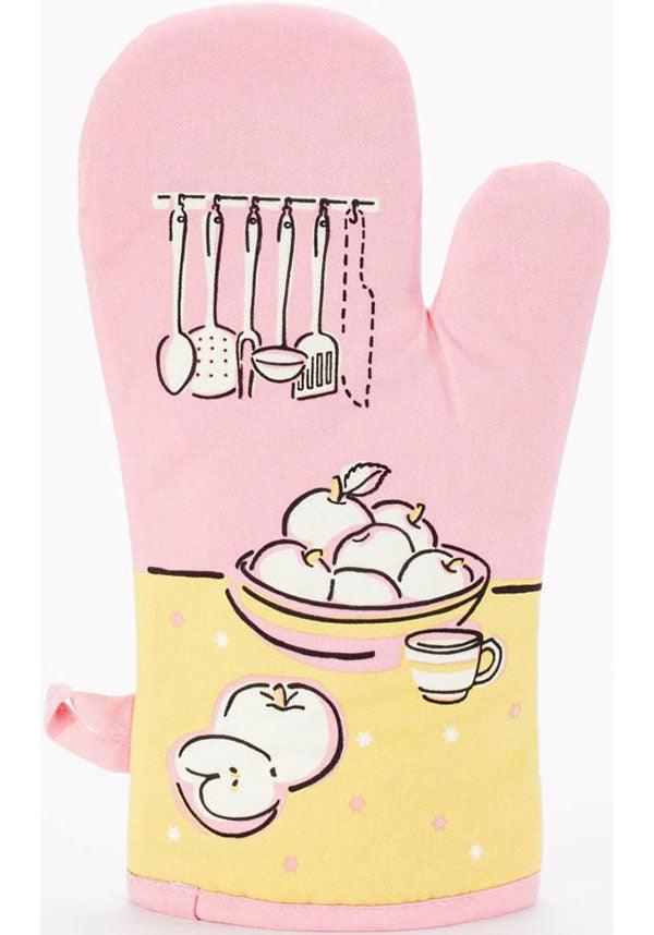 I've Got A Knife | OVEN MITT - Beserk - all, blueq, clickfrenzy15-2023, cooking, cpgstinc, discountapp, fp, gifts, home, homewares, jul19, kitchen, optoco, oven mitt, pink, retro, retro homewares