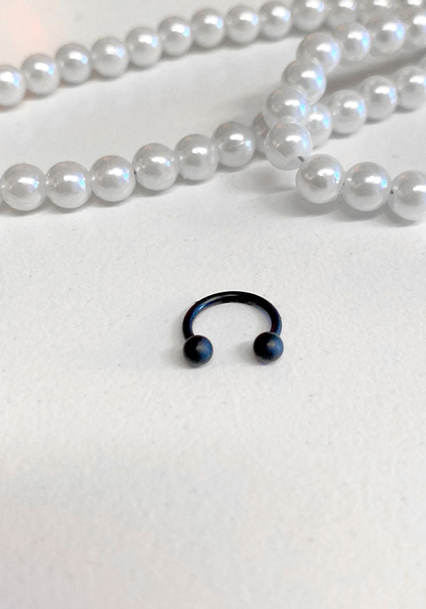 Black | HORSESHOE RING