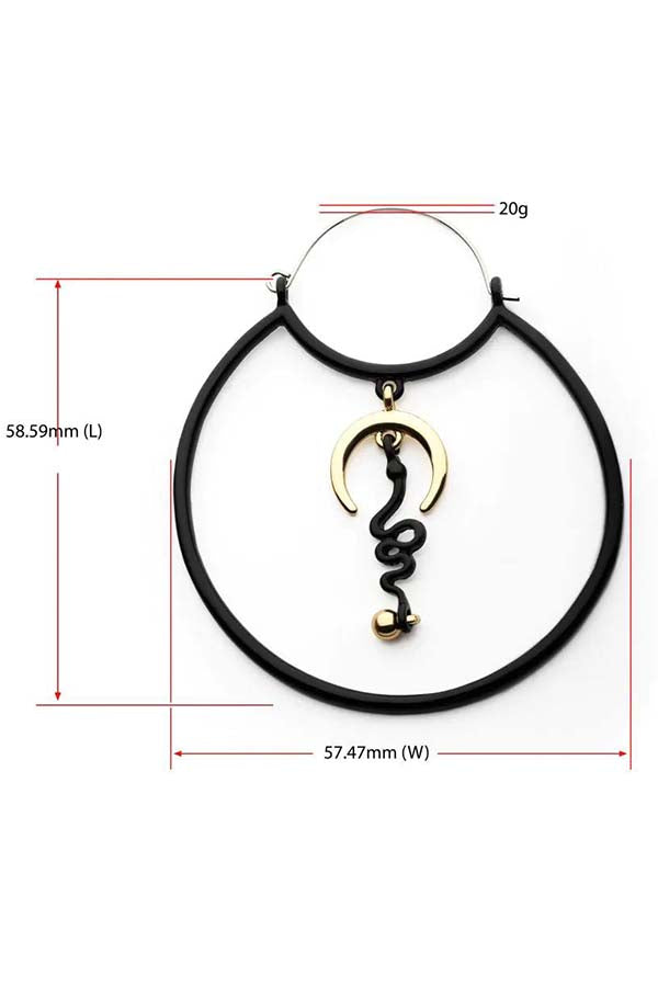 Crescent Moon Snake | PLUG HOOP