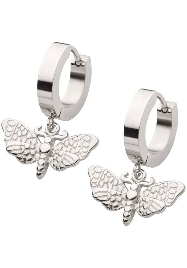 Mourning Cloak | HUGGIE EARRINGS*