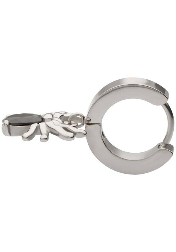 Black Widow | HUGGIE EARRINGS