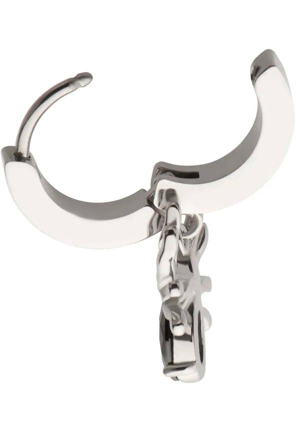 Black Widow | HUGGIE EARRINGS