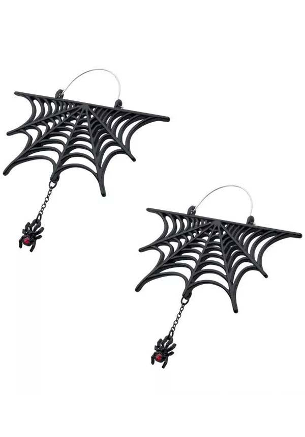 Haunted Widow | PLUG HOOP EARRINGS*