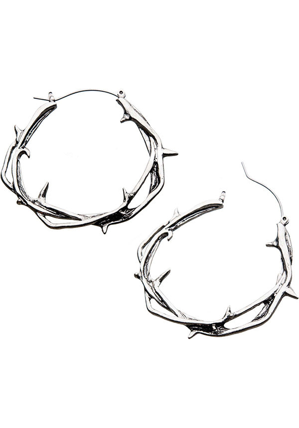 Twisted Thorn | PLUG HOOP EARRINGS