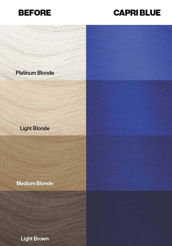 Capri Blue | HAIR COLOUR - Beserk - all, beserkstaple, blue, clickfrenzy15-2023, cosmetics, crazy color, discountapp, dye, fp, hair, hair blue, hair colour, hair dye, hair dyes, labelvegan, mermaid, repriced011222, vegan