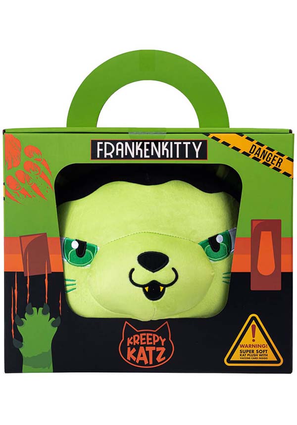 Frankenkitty | KREEPY KATZ CARRIER PLUSH*