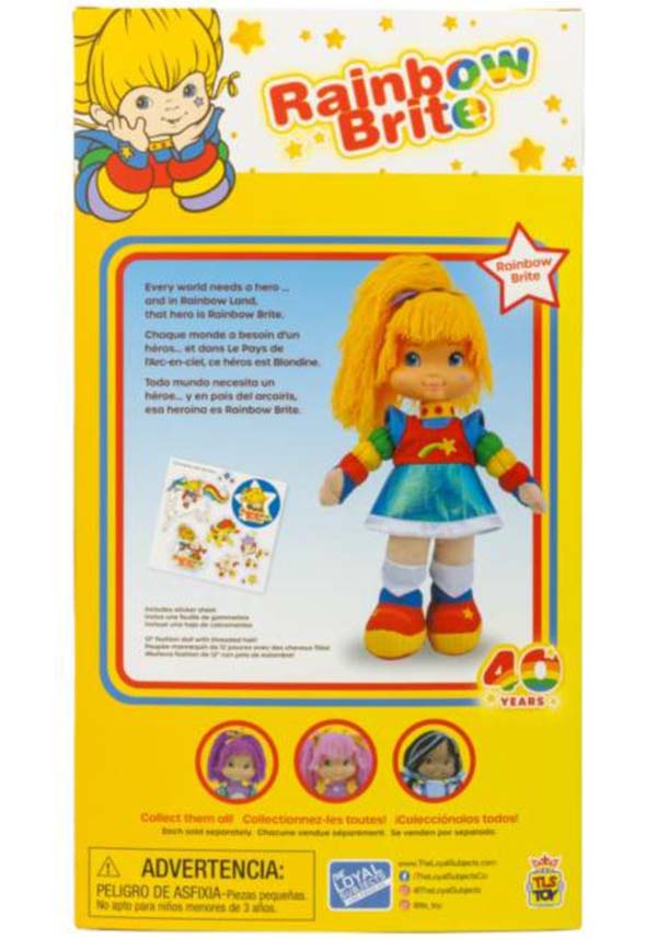 Rainbow Brite: 12" Threaded Hair | PLUSH DOLL