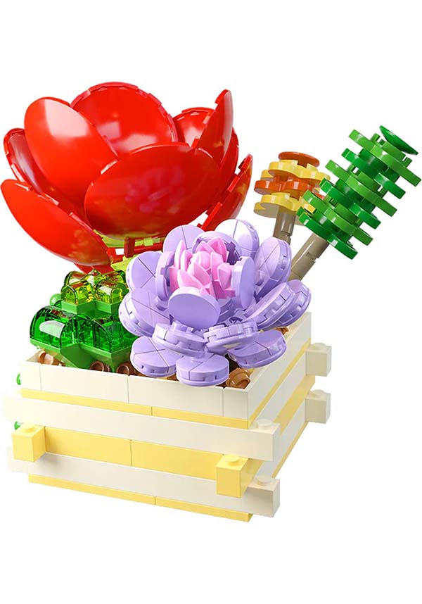 Succulent Garden: Scarlet Whisper | PUZZLE*