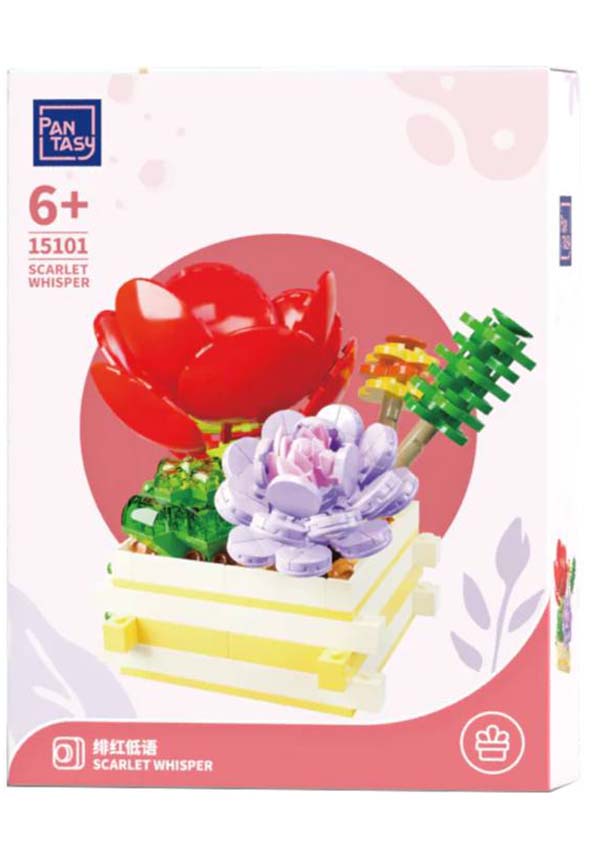 Succulent Garden: Scarlet Whisper | PUZZLE*