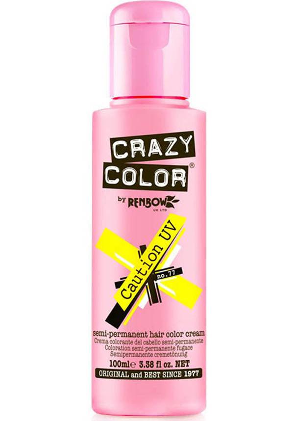 Caution UV | HAIR COLOUR - Beserk - all, beserkstaple, clickfrenzy15-2023, cosmetics, crazy color, discountapp, dye, fp, hair, hair colour, hair dye, hair dyes, hair yellow, jul18, labeluvreactive, labelvegan, mermaid, rainbow, repriced011222, uv, uv reactive, uvreactive, uvreactive1, vegan, yellow