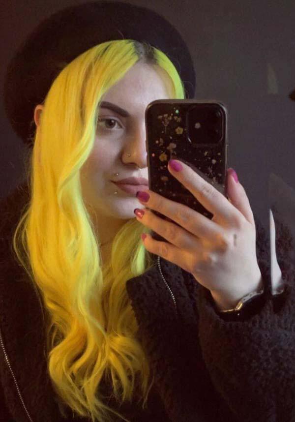 Caution UV | HAIR COLOUR - Beserk - all, beserkstaple, clickfrenzy15-2023, cosmetics, crazy color, discountapp, dye, fp, hair, hair colour, hair dye, hair dyes, hair yellow, jul18, labeluvreactive, labelvegan, mermaid, rainbow, repriced011222, uv, uv reactive, uvreactive, uvreactive1, vegan, yellow