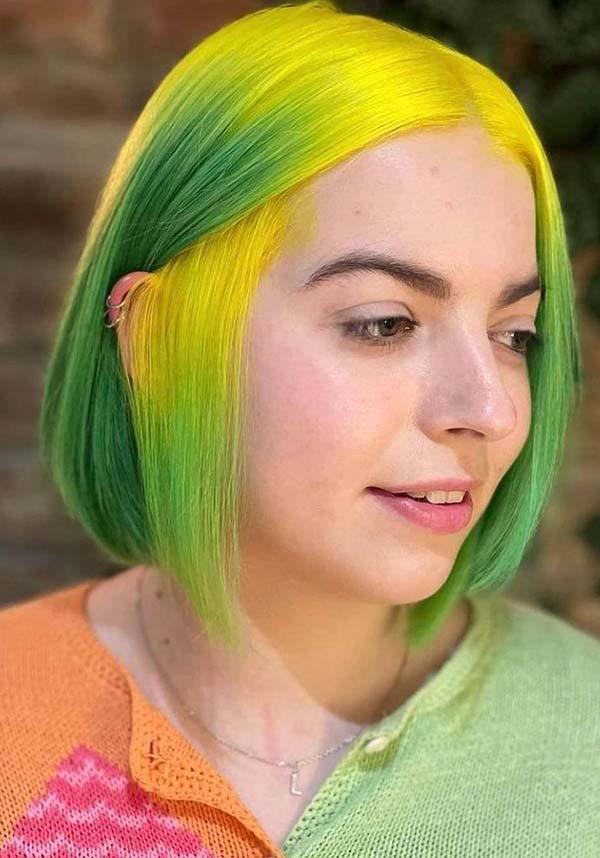 Caution UV | HAIR COLOUR - Beserk - all, beserkstaple, clickfrenzy15-2023, cosmetics, crazy color, discountapp, dye, fp, hair, hair colour, hair dye, hair dyes, hair yellow, jul18, labeluvreactive, labelvegan, mermaid, rainbow, repriced011222, uv, uv reactive, uvreactive, uvreactive1, vegan, yellow