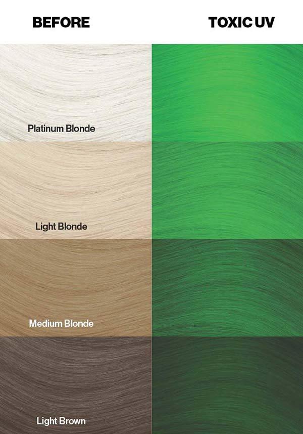 Toxic UV | HAIR COLOUR - Beserk - 420sale, all, beserkstaple, clickfrenzy15-2023, cosmetics, crazy color, discountapp, dye, fp, green, hair, hair colour, hair dye, hair dyes, hair green, jul18, labeluvreactive, labelvegan, neon, neon green, repriced011222, searchpage, uv_reactive, uvreactive, vegan