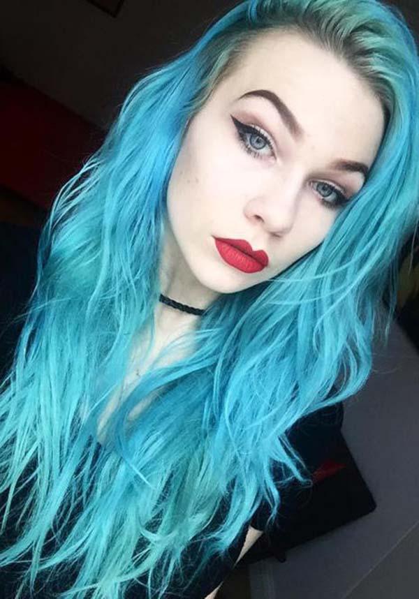Cyan Sky | HAIR DYE - Beserk - all, blue, clickfrenzy15-2023, cosmetics, discountapp, dye, fp, hair, hair blue, hair colour, hair dye, hair dyes, labelvegan, LT3083, luna tides, lunar tides, mermaid, turquoise, vegan