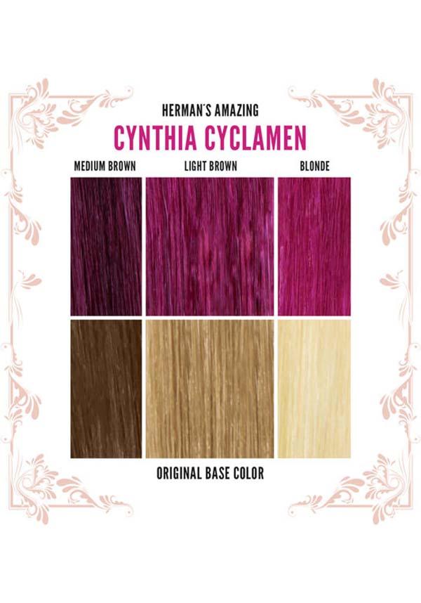 Cynthia Cyclamen | HAIR COLOUR - Beserk - all, bright, clickfrenzy15-2023, cosmetics, discountapp, dye, fp, fuchsia, hair, hair color, hair colour, hair colours, hair dye, hair dyes, hair pink, hermans, hermans colour, hermans hair colour, labelvegan, magenta, mermaid, pink, rainbow hair, vegan