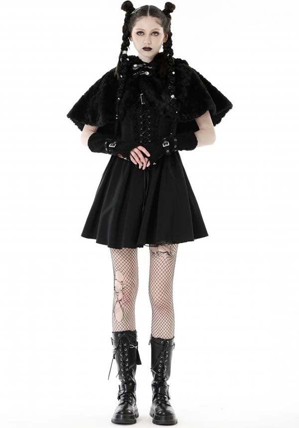 Black Bear Lolita | CAPE - Beserk - all clothing, all ladies clothing, bear, black, bolero, cape, capelet, cardigan, clothing, cute, dark in love, DIL230530, discountapp, ear, ears, fluffy, fp, googleshopping, goth, gothic, hood, hooded, hoodie, hoodies, hoody, jun23, kawaii, labelnew, ladies clothing, ladies outerwear, lolita, outerwear, R220623, unisex, winter, winter clothing, winter wear, womens, womens crop, womens hoodie
